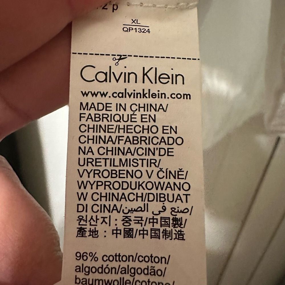 Calvin Klein basic white t-shirt - Picture 5 of 6